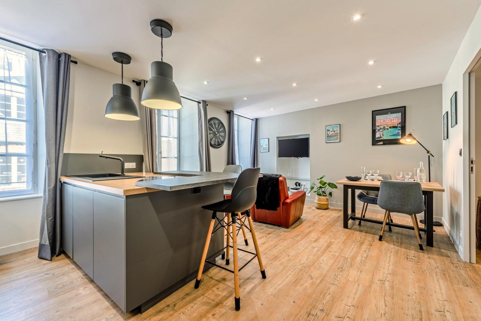 Appartement Du Theatre Morlaix Luaran gambar